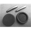 V-MOTA Cuscinetti di ricambio in schiuma per cuffie Sennheiser PX100, PX130, PX100II, px131, PC30, PX80, colore: nero