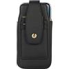 MXFDOKD Sacchetto Clip da Cintura per Smartphone, Borsello Cellulari in Pelle Marsupio Uomo, Verticale Uomo Smartphone Borsa con Clip da Cintura Telefono Sacchetto Marsupio Portamonete Slot per Schede