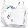 iMangoo Caricatore USB da 120 W con cavo di ricarica di tipo C, 2 m, per Xiaomi 17 Ultra 14T Pro 15T 15 Ultra 14Pro, alimentatore di rete USB, spina di ricarica, adattatore di ricarica per Redmi Note 14 13Pro