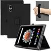 MEMELOKA Custodia per ALLDOCUBE iPlay 70 Mini Pro 8.4 Pollici, Leggera e Sottile Custodia in Pelle PU con Cinturino da Polso, Morbido Cover con Funzione di Supporto, Nero