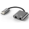 Cubilux USB C doppio splitter per cuffie, adattatore di condivisione audio a doppio jack da 3,5 mm compatibile con iPhone 16/15, iPhone 16/15 Pro Max, iPad Pro 13/12.9/11, iPad Air 13/5/4 e altro