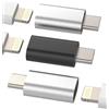 zoyuzan Adattatore da USB C a Lightning Charger Converter (Set di 3) iPhone Jack Femmina USBC Maschio Presa Mini Apple Cable Type Charger Adapter Compatibile per Huawei Xiaomi Redmi Google Samsung Galaxy LG