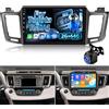 NHOPEEW 2G+64G Android Autoradio per Toyota RAV4 2013-2019 - Senza fili Carplay e Android Auto - 10.1 pollici Android Stereo con WiFi EQ GPS Mirror Link FM RDS + Telecamera posteriore