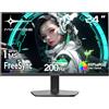 Minifire Gaming Monitor 24 pollici FHD 200Hz,VA, MPRT 1ms,Free Sync, sRGB 110%, Anti-Flicker & Less Blue Light, 1xHDMI 2.0/1xDP 1.4 Port(MFG24F4H cavo HDMI inclusi)