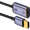 NFHK USB-C Tipo C Femmina Sorgente a HDMI Sink HDTV Cavo 8K @60hz 4K @120hz per Tablet Telefono Laptop