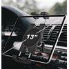 GDZN Supporto Tablet CD Auto - Porta Tablet Lettore CD Macchina Con Clip Robusta per iPad Pro 12.9 11 Air Mini, Cellulare, Samsung Galaxy Tab, Altri di 4-13 Pollici