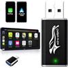 KOSSFEI Adattatore CarPlay wireless,CarPlay Dongle Adattatore Android Auto wireless 2 in 1 aggiornato, Wi-Fi 5,8 GHz Plug & Play, Mini & Stabil con USB-C/Type-C, compatibile con iOS 10+ e Android 11+