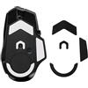 kwmobile Set Piedini di Ricambio per Mouse Compatibile con Logitech G502 X Plus Mouse - Gommini nero - per Maggiore Controllo e Scorrevolezza