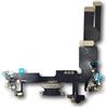 DHLK® Connettore Dock di Ricarica Compatibile con iPhone 14 Plus - Charging Port Cavo Flessibile, Nero A2632, A2885, A2888, A2887