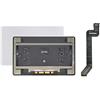 ICTION - Touchpad di ricambio per MacBook Pro Retina 15 A1707 (fine 2016/metà 2017), colore: Argento