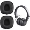 ZFRITP 1 paio di cuscinetti auricolari in memory foam, in pelle proteica, per Marshall Major III, Marshall Earbuds, di ricambio per Marshall Major 3 cuffie cablate e senza fili, colore nero