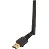 Annadue Adattatore Bluetooth 5.1 Portatile a Lungo Raggio, Dongle Wireless USB con Antenna per Mouse Bluetooth Tastiera, Altoparlanti, Cuffie, Compatibile con Vista/10/8/7