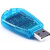 ASHATA Lettore di Schede SIM USB, Lettore di Schede SIM USB GSM CDMA Mobile Phone SMS Backup Clone Writer