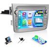 CAMECHO 4+64G 8-Core 7 Pollici Autoradio per Alfa Romeo MITO 2008-2016 con Telecamera Posteriore, Android 15 Wireless Carplay Android Auto Touchscreen Radio con DSP Bluetooth GPS WIFI FM/RDS +Canbus