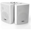 STUDIOFINIX Altoparlanti a parete 5,25 300W Bluetooth 5.1 Impermeabili, Wireless con sincronizzazione e telecomando IR, interno/esterno, garage e giardino (501BLE, Bianco, Coppia)