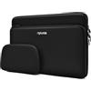 NPUOLS 13 Pollici Kit Custodia per MacBook Air 13/13.6 M4/M3/M2/M1, MacBook Pro 13.3 & 13 Surface HP Lenovo ASUS Samsung, Borsa PC Impermeabile con Tasca Frontale a Forma di L ad Apertura Laterale