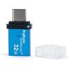 BigBuild Technology 32GB Blue Dual Drive Type C OTG USB Memory Stick compatibile con Amazon Fire HD 10, Amazon Fire HD 10 Plus Tablet