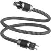 Tertullus Cavo di alimentazione HiFi C15, audio HiFi con spina Schuko e spina per dispositivi a freddo (E860, 1 m)