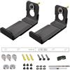 Aetubree Staffa per SoundBar Sotto TV, supporto universale da parete per altoparlante, regolabile da 86 a 147 mm, staffa Sound Bar per Samsung, Sonos, LG, Sony, JBL, Bose (nero)