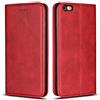Copmob Cover iPhone 6S Plus,Cover iPhone 6 Plus,Flip Portafoglio Custodia in Pelle,[4 Slot][Supporto Stand][Chiusura Magnetica],Caso Cover Libro Custodia per iPhone 6 Plus/6S Plus - Rosso