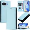 XINYEXIN Cover per Google Pixel 9a, Custodia Portafoglio in Pelle Cover Folio a Libro con Slot per Porta Carte Supporto Magnetica Flip Case - Cielo Blu