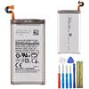E-yiiviil Batteria di ricambio EB-BG960ABE compatibile con Samsung Galaxy S9 G9600 G960F 3000 mAh 3,85 V con strumenti