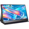 Newsoul Monitor portatile 15,6 pollici, 1080 FHD, display HDR IPS con connettore HDMI Type-C Altoparlanti integrati