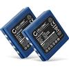 CELLONIC 2x Batteria compatibile con HBC Radiomatic BA222060, Orbit