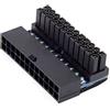 JSER ATX - Adattatore di alimentazione da 24 pin femmina a 24 pin maschio, 90 gradi, compatibile con schede madri, desktop, PC
