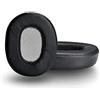 Yizhet Cuscinetti Cuffie Compatibile con Sony MDR-1A MDR-1ADAC MDR-1ABT Padiglioni Cuffie Ricambio Cuscinetti Auricolari in Spugna Pelle Proteica (1 Paio, Nero)