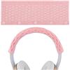 Geekria NOVA Rivestimento per archetto in tessuto a maglia, compatibile con cuffie Beats, Bose, AKG, Sennheiser, Sony, Audio-Technica, Copertura antisudore(Rosa)