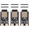 QIQIAZI ESP-C6 ESP-C6 Schede di sviluppo,ESP-C6 Modulo Supporto WiFi+Bluetooth 512KB 320KB ROM 4MB FLASH con Type-C Interfaccia,Compatibile con Arduino（3PCS)