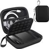 Lacdo Custodia Hard Disk Esterno 2.5 per UnionSine Ultra Slim Portable External Hard Drive 250GB 320GB 500GB 750GB 1TB 2TB 4TB 5TB USB 3.0 HDD 2.5 Pollice EVA Borsa da Viaggio, Nero