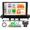 Rimoody 6G+128G 8 Core Rimoody Android Autoradio per Renault Megane 3 2009-2014 9 Stereo Auto con Carplay Android Auto Senza Fili Mirror Link Bluetooth FM/RDS/EQ/DSP WiFi GPS SWC Telecamera Posteriore