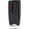 pepape Apri porta garage telecomando per trasmettitore manuale EcoStar RSC2-433 RSE2-433 con fondo in metallo, compatibile con la porta del garage Hörmann Liftronic 500/700/800, Portronic D2500/D5000