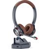 MAIRDI Cuffie Bluetooth con microfono per PC, 40 ore di riproduzione, cuffie wireless con cancellazione del rumore, per ufficio, lavoro, telefono, call center, squadre, zoom, Skype, conferenze