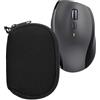 kwmobile Custodia Mouse Wireless Compatibile con Logitech M720 TRIATHLON / M705 MARATHON - Custodia Neoprene Mouse - Astuccio Porta Mouse PC Gaming nero
