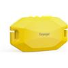 Tayogo ROCK PRO Cuffie a Conduzione Ossea Impermeabili, 4-in-1 Aperte per Nuoto, Corsa e Sport con Bluetooth, MP3, Radio FM e Modalità Ricezione (Giallo)