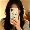 QIODAYI Compatibile con Samsung Galaxy A17 Custodia per Cellulare in Silicone con Disegno Divertente Dell'anatra con il Dito Medio