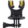 Topiky Supporto per bocca per action cam Compatibile con GoPro Hero 7/6/5/4/3/3 + /, per SJCAM, per Eken, per Xiaomi Yi e altre action camera