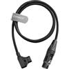 Uonecn Cavo di alimentazione D-tap a XLR femmina a 3 pin per RC 120B, per NEEWER FS150 FS150B FS230 FS230B luce video LED, 1 m