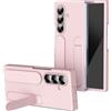 COQUE Custodia Galaxy Z Fold 7 Cover,custodia per telefono con cinturino anti-caduta,custodia pieghevole per Samsung Galaxy Z Fold 7 5G-Rosa