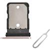 Cemobile Supporto di ricambio per slot per scheda SIM, per Google Pixel 7 Pro da 6,7 pollici, con anello di tenuta in gomma impermeabile e perno di espulsione aperto (azzurro/oro)