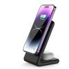 YMY Caricabatterie senza fili magnetico 2 in 1, stazione di ricarica wireless Qi 15 W YMY, progettato per il supporto di ricarica MagSafe compatibile con iPhone 17/16/15/14 Pro/Pro Max/XS/XR/X/8 Airpods