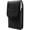 WYYFXY® Custodia da cintura nera a doppio strato con clip per cintura per Samsung Galaxy S24 Ultra A55, iPhone 16 15 14 Pro Max, Xiaomi 14/Redmi Note 13, Moto g54