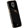 RankOne La Custodia del Telefono è Adatta per Redmi Note 9S / Note 9 Pro (6.67 Inches), Case per Cellulare in Silicone con Telaio Galvanico - Nero