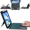 ROOFEI Custodia per iPad Air 11 pollici (M2) 2024 & iPad Pro 11 pollici 4/3/2/1.Generation & iPad Air 5/4 10.9 pollici con tastiera: tastiera touchpad rimovibile con illuminazione a 7 colori - Layout