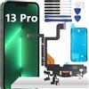 YHX-OU Nero Connettore Dock per iPhone 13 PRO A2638 A2483 A2636 A2640 Dock Connector Port Charger Microfono Audio Jack Flex Cavo + Strumento di Installazione