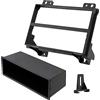 AERZETIX - C22348 - Mascherina telaio adattatore 2 ISO per autoradio - in plastica - compatibile con Ford Fiesta 2002-2005, Fusion 2002-2005