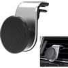 WUSANNA Ooono - 2 supporti per auto, adatto per Ooono Co-Pilot NO2/NO1 con clip per auto (argento)